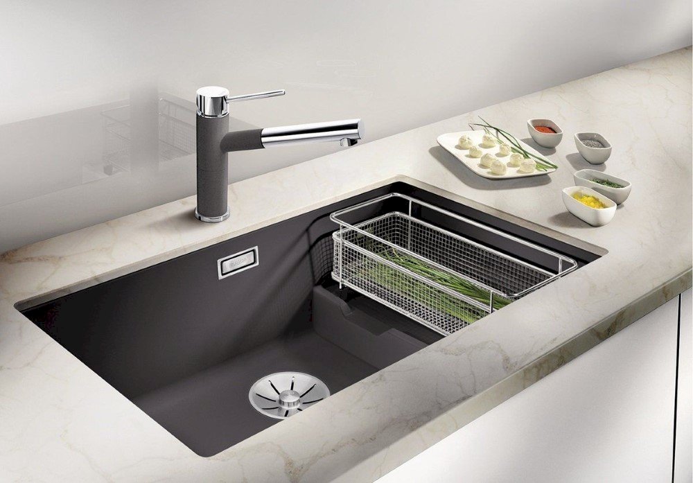 blanco subline 350 350u undermount silgranit kitchen sink