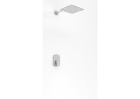 Kohlman Foxal zestaw prysznicowy podtynkowy z deszczownicą kwadratową QW220FQ35