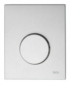TECE Loop - przycisk spłukujący z tworzywa do pisuaru, chrom matowy 9242625