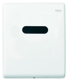 TECE Mechanizm spłukujący elektroniczny Planus do pisuaru, zasilany 230/12V, biały (matowy) 9242355
