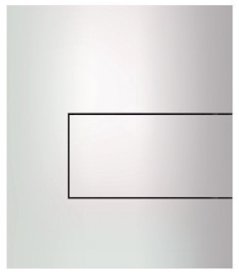 TECE Square - przycisk spłukujący z metalu do pisuaru; biały 9242812