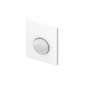 TECE Loop - przycisk spłukujący z tworzywa do pisuaru, biały, przycisk chrom połysk 9242627