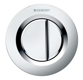 Geberit SIGMA Pneumatyczny przycisk uruchamiający WC Typ 01, ręczny, podtynkowy, Sigma 8cm, dwudzielny, chrom-mat 116.043.46.1