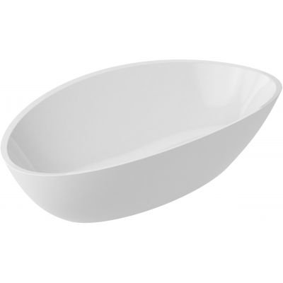 OMNIRES umywalka nablatowa Marble+ 59x36,1cm, biały połysk BARCELONABP
