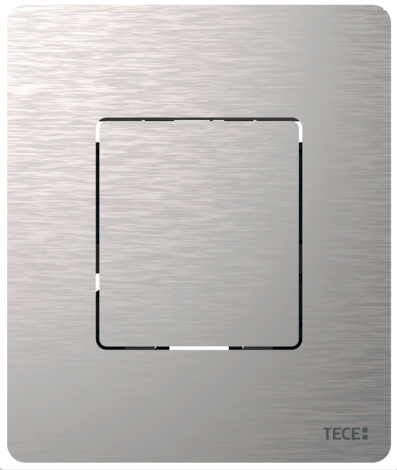 TECE Solid - przycisk spłukujący do WC z metalu, stal nierdzewna szczotkowana 9242430