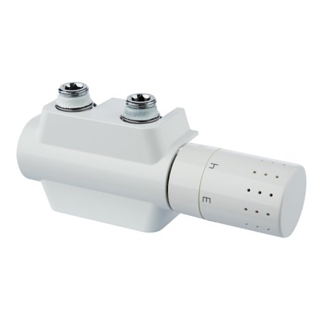 Simplex Variodesign Zawór ozdobny termostatyczny odwracalny D50 biały F12060