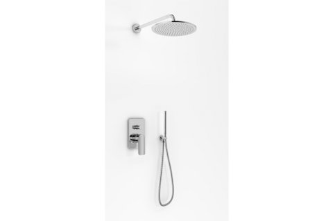 Kohlman Texen zestaw prysznicowy z deszczownicą 30cm i słuchawką QW210TR30