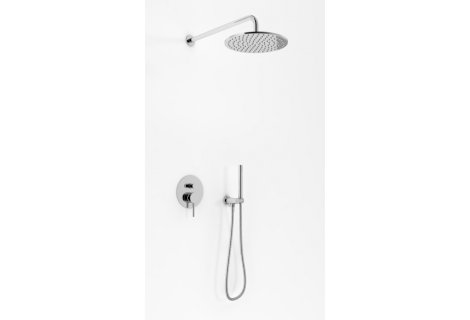 Kohlman AXEL zestaw prysznicowy z deszczownicą 20cm i słuchawką QW210AR20
