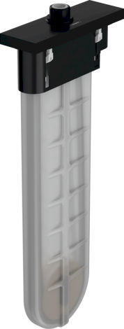 HANSGROHE sBox Element zewnętrzny do węża prysznicowego na brzeg wanny kolor czarny matowy 28010670