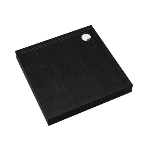 Schedline Cameron Black Stone Brodzik 80x80x12 Black Stone (czarny kamień) 3ST.C1K-8080/C/ST