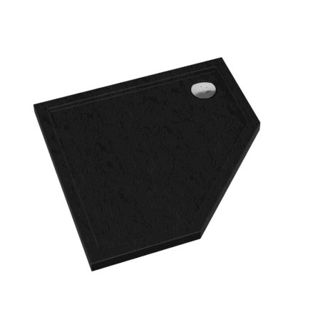 Schedline Sharper Black Stone Brodzik 90x90x5-pięciokąt Black Stone (czarny kamień) 3S.S1PK-9090/C/ST